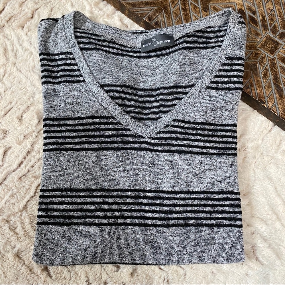 Market & Spruce dolman striped knit top